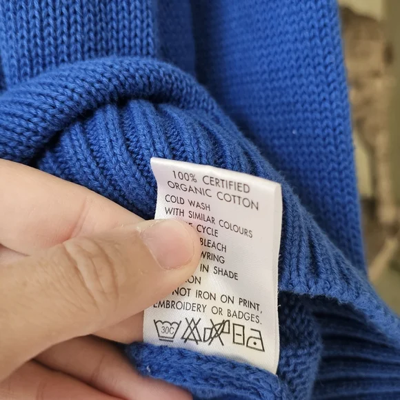 ABLE Fisherman Organic Cotton Knit Pullover Sweater - Picture 7 of 8